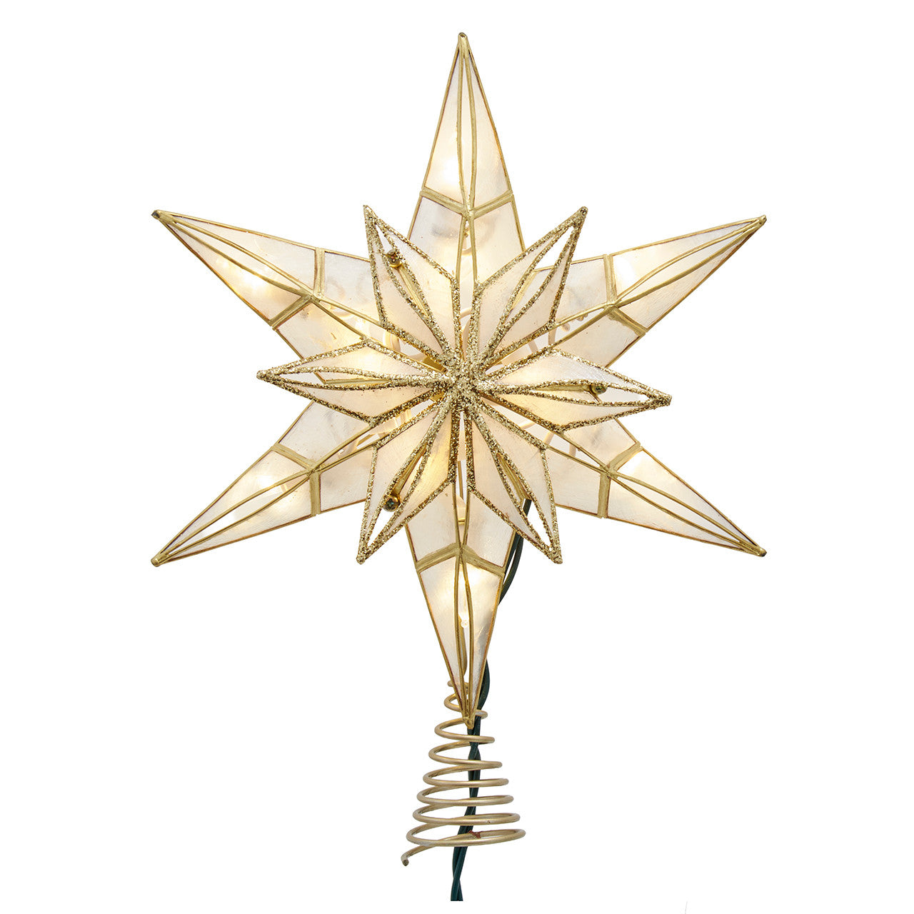 Capiz Star Tree Topper