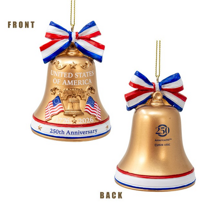 America 250th Liberty Bell Ornament