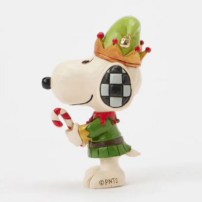 Snoopy Elf Mini Figurine