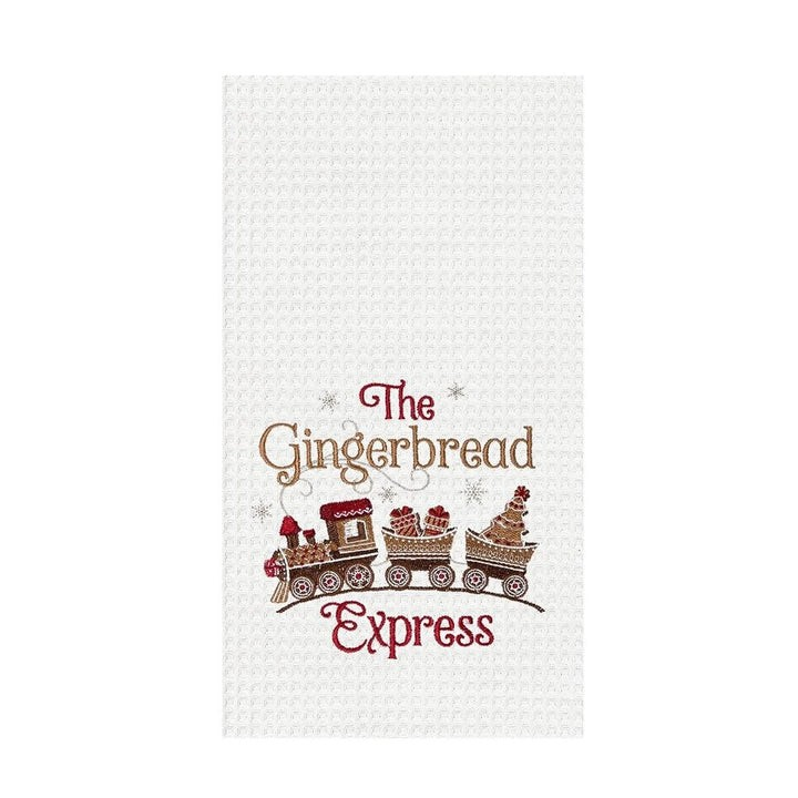 Gingerbread Train Towel