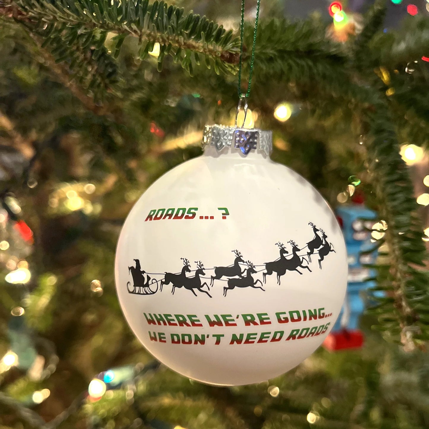 Back to Christmas Ornament