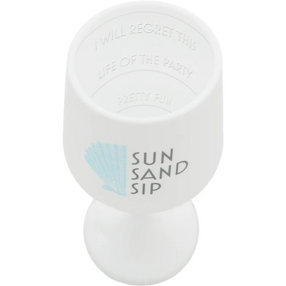 Sun Sand Sip Silicone Wine Glass
