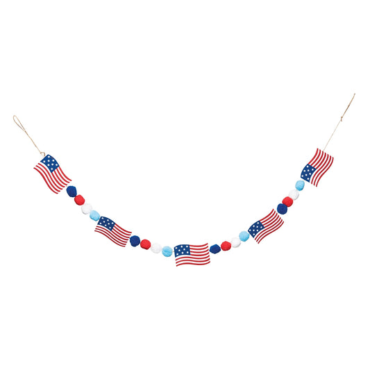 American Flag Garland