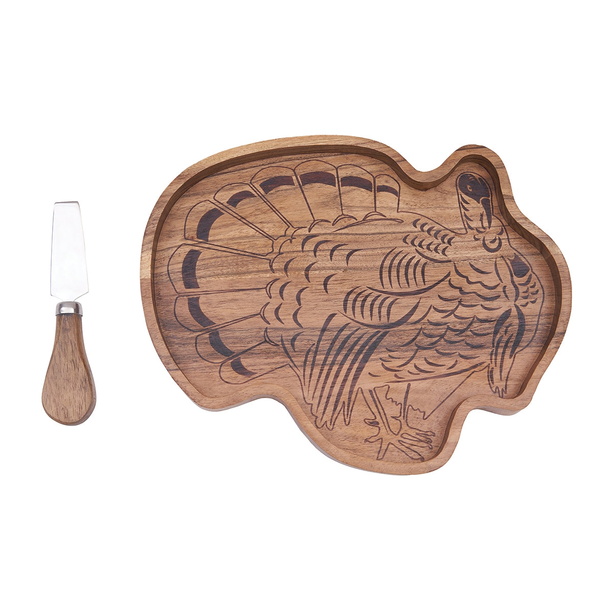 Turkey Serving Board with Spreader Set