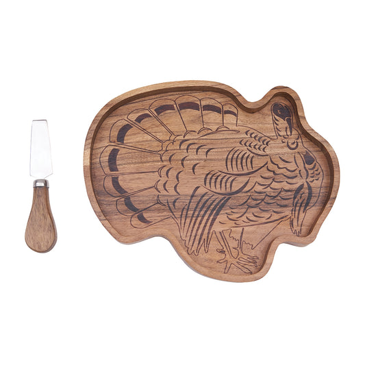 Turkey Serving Board with Spreader Set