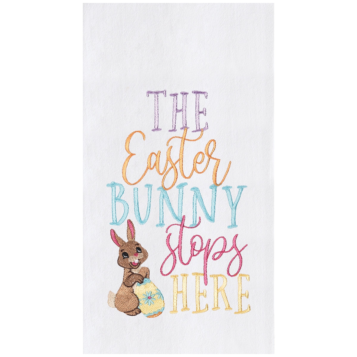 Bunny Stops Here Towel