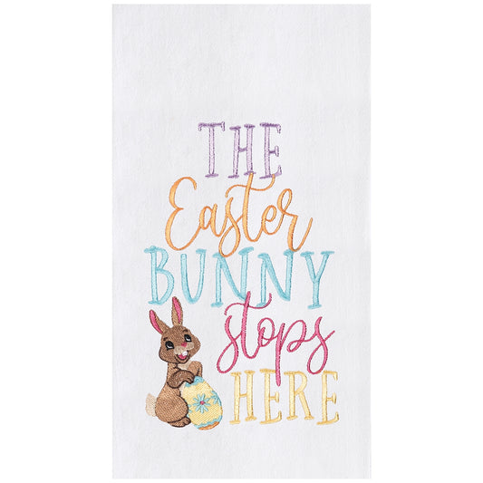 Bunny Stops Here Towel