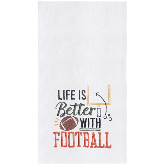 Life with Football Towel