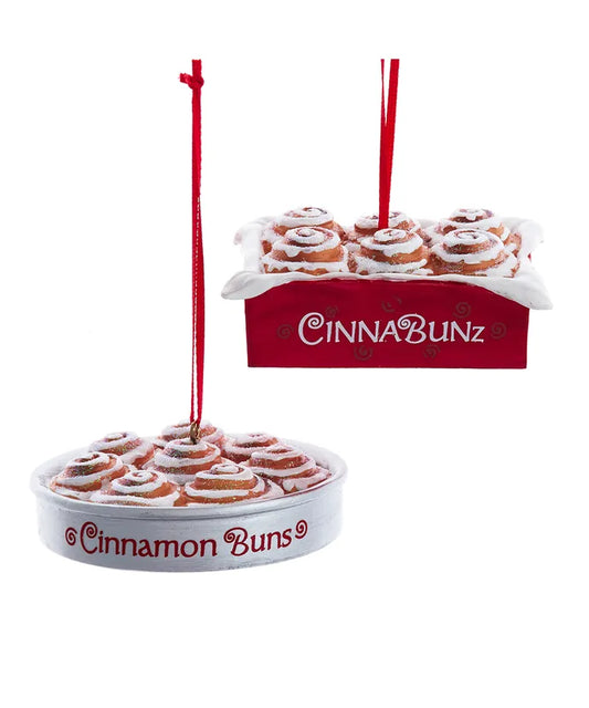 Glittered Cinnamon Buns Ornament