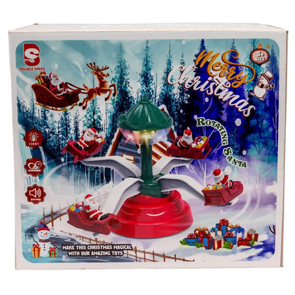 Musical Christmas Deco Santa