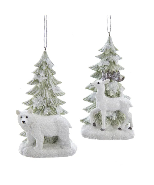 Winter Woods Animal Ornament