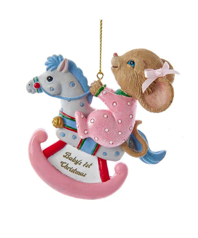 Baby Girl 1st Christmas Ornament