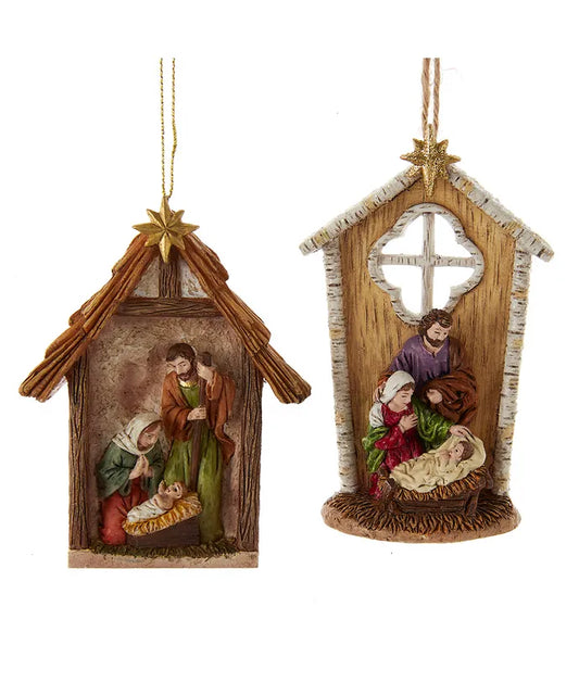 Nativity Family Ornament