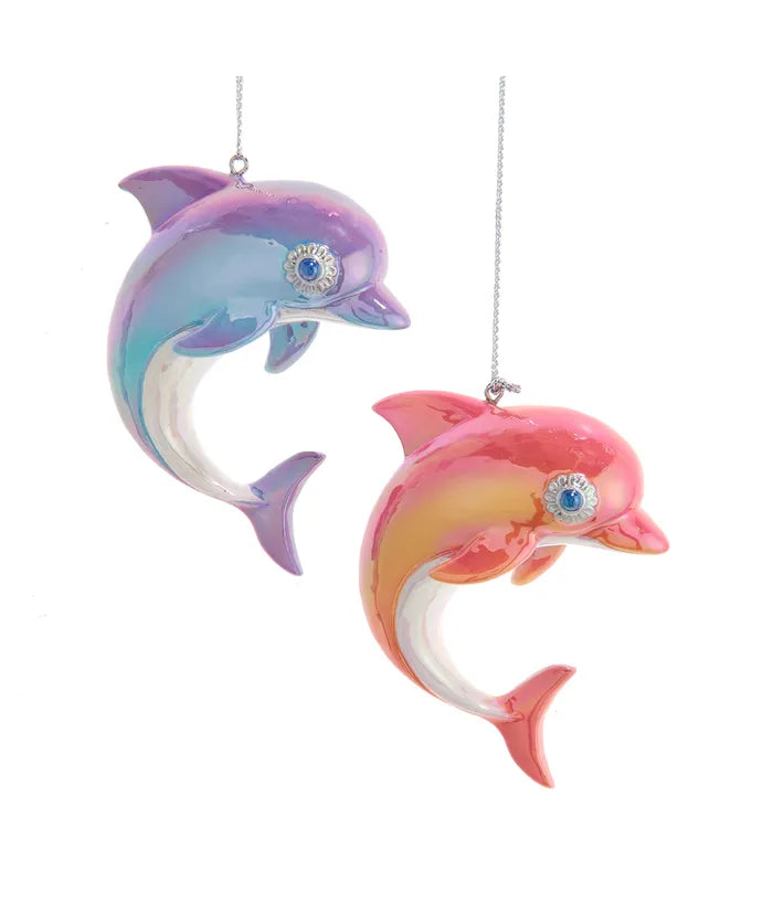 Colorful Dolphin Ornament