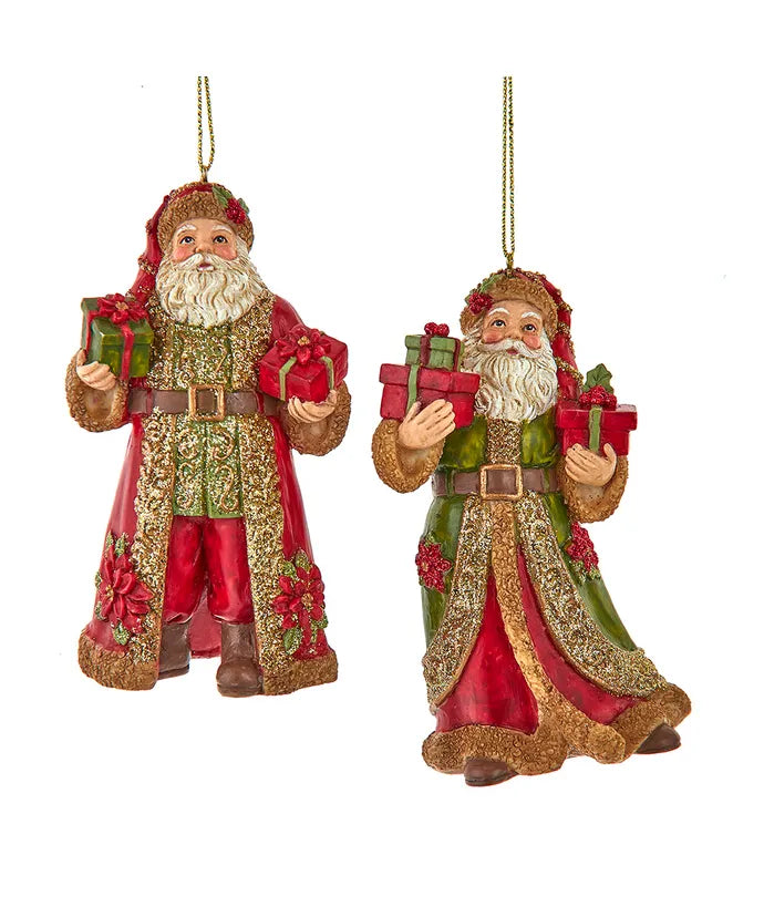 Elegant Santa Ornament