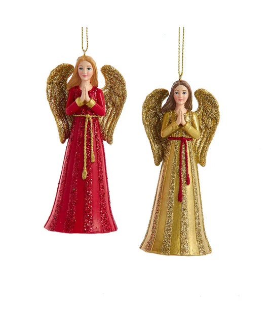 Praying Angel in Gown Ornament