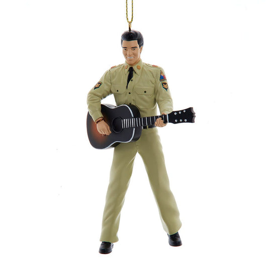 Elvis GI Blues Ornament