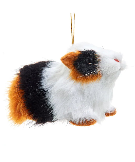 Furry Guinea Pig Ornament