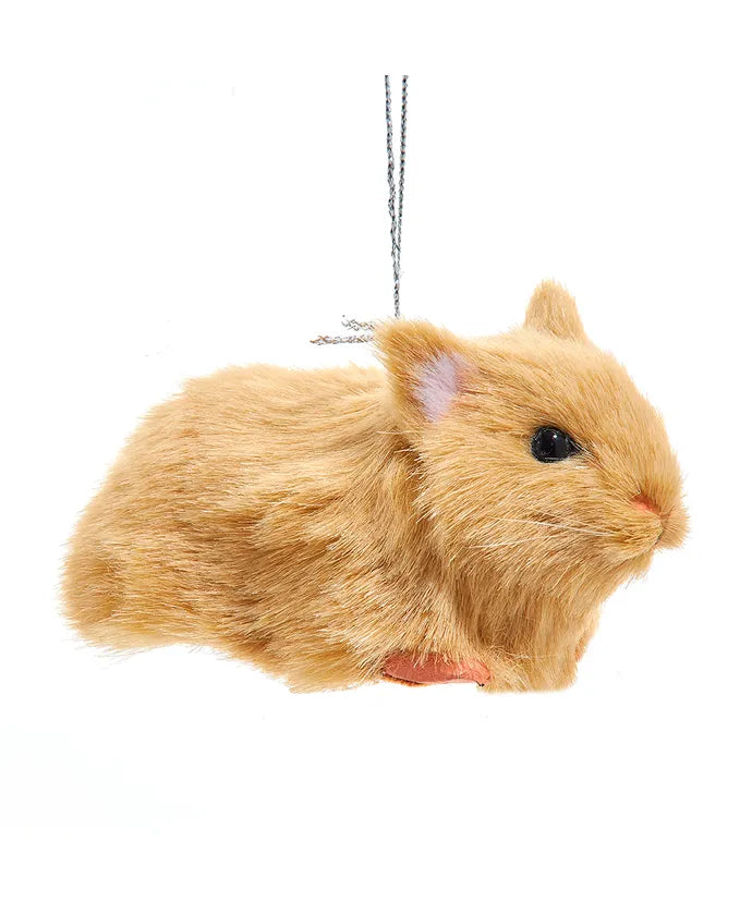 Furry Hamster Ornament