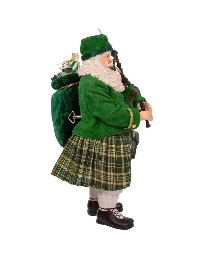 Irish Bagpiper Santa