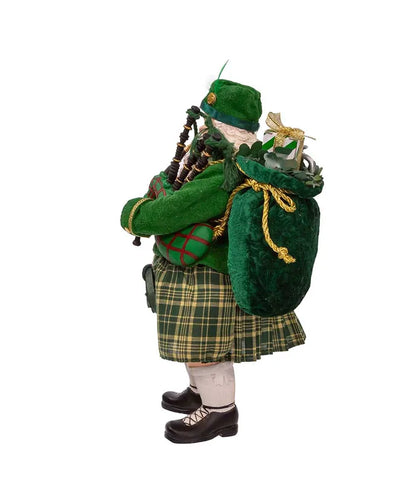 Irish Bagpiper Santa