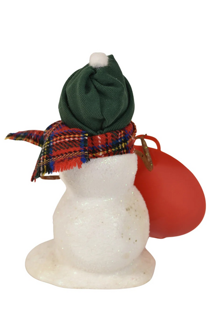 Snowman With Saucer