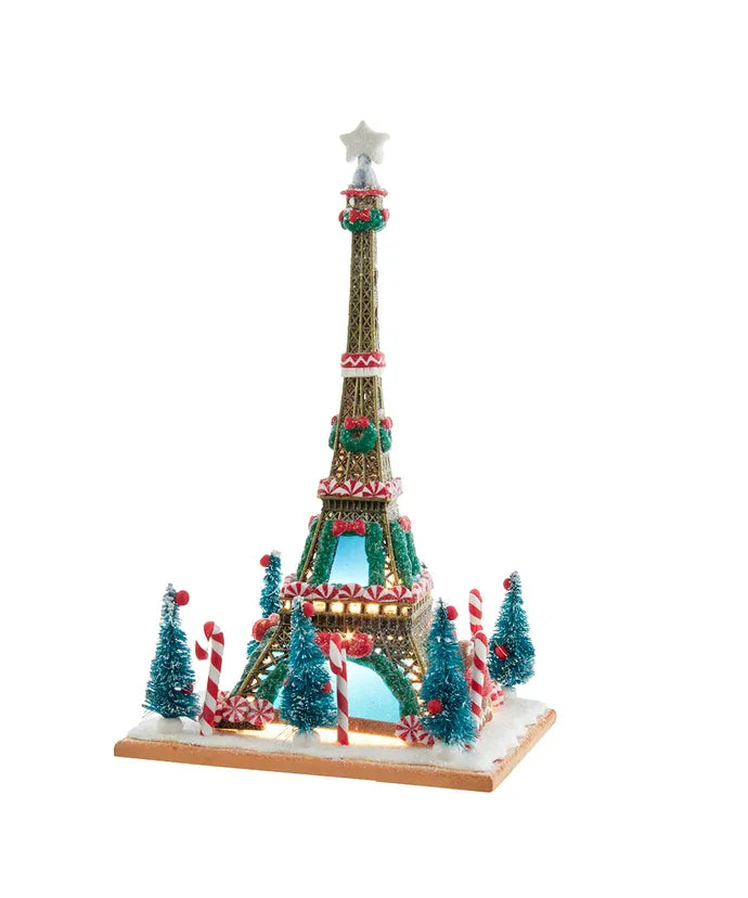 Eiffel Tower Lit Claydough