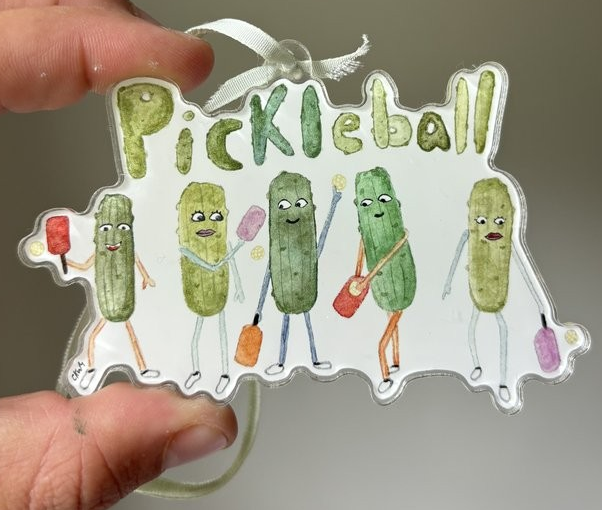 Pickleball Ornament