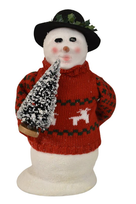 Snowman With Tree