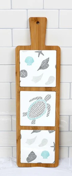 Beach Ceramic Tile Trivet