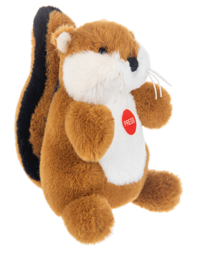 Soft Spots Squirrel Plush