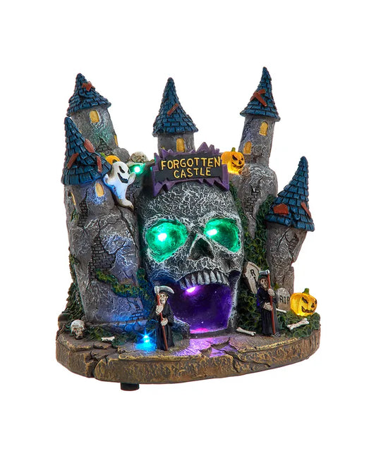 Skull Castle LED Halloween Decoration