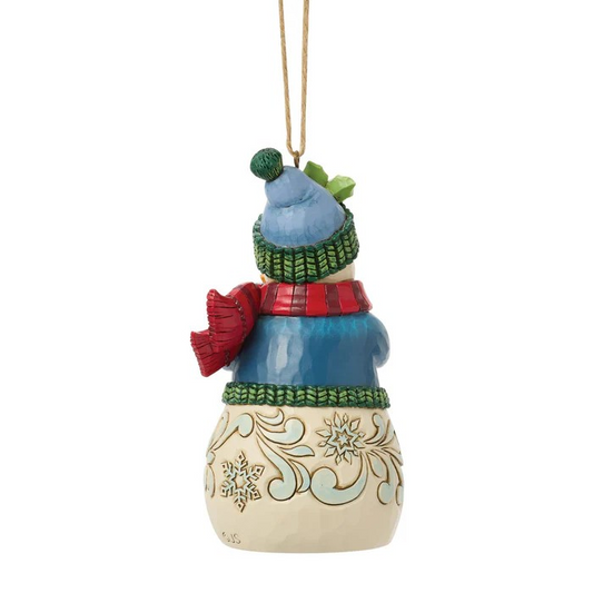 Snowman With Presents Ornament