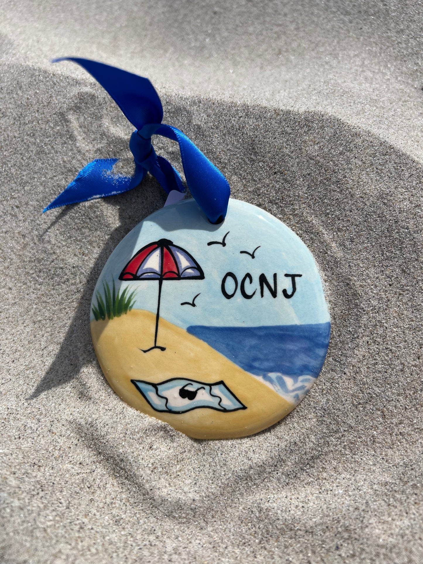 OCNJ Beach Umbrella Ornament