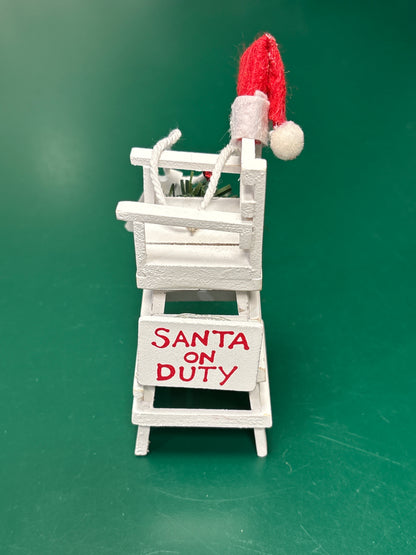 Santa on Duty w/ Lights