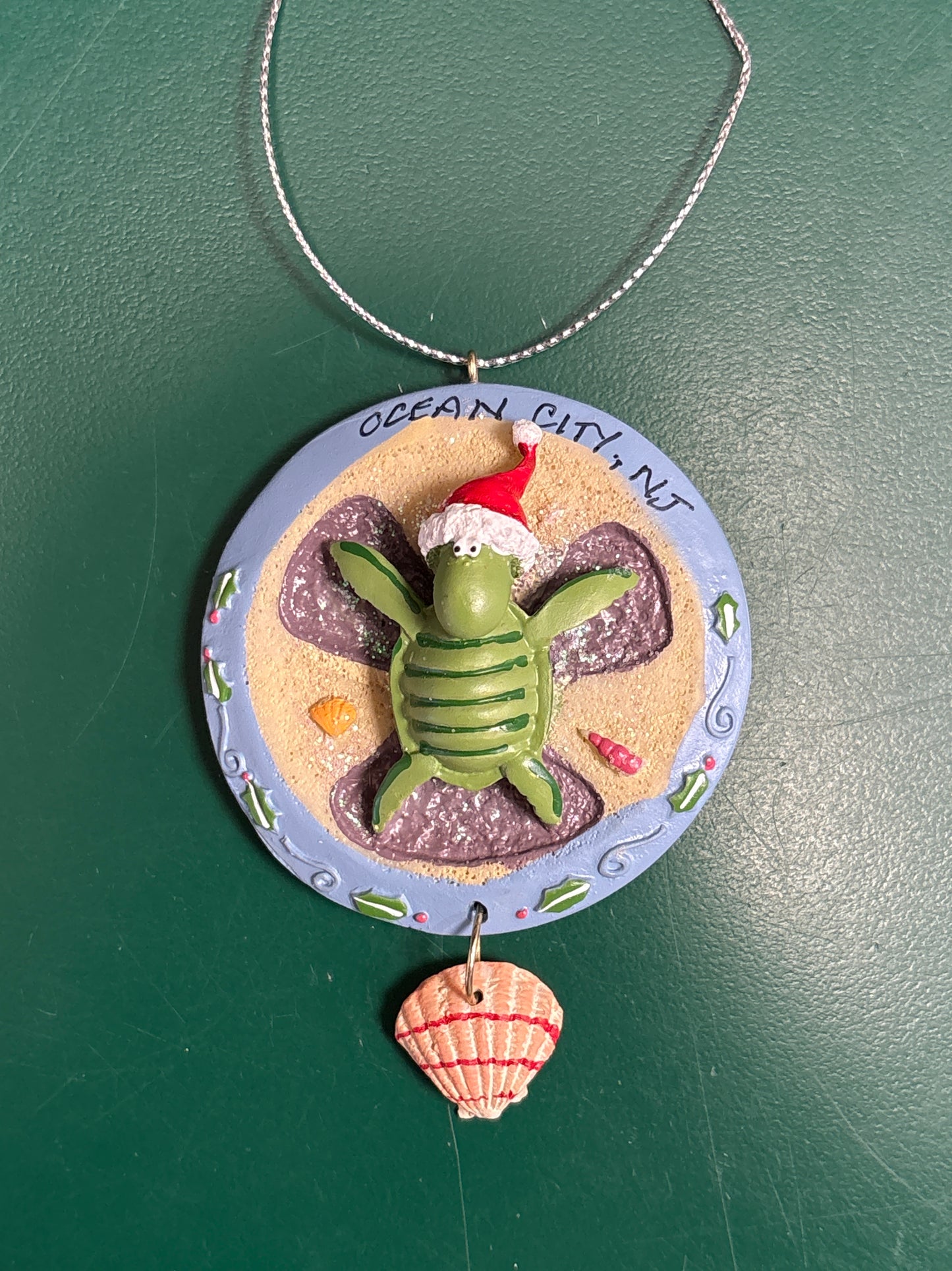 Turtle Sand Angel ornament