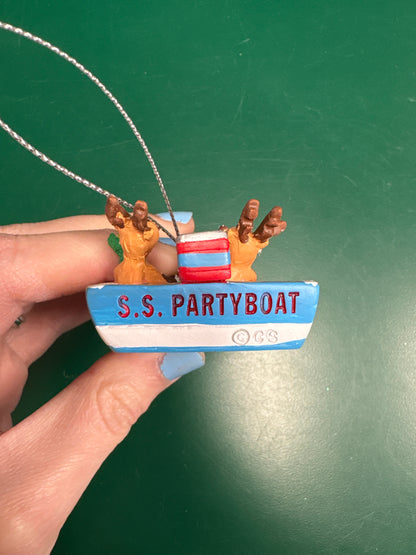 SS Party Boat Ornament