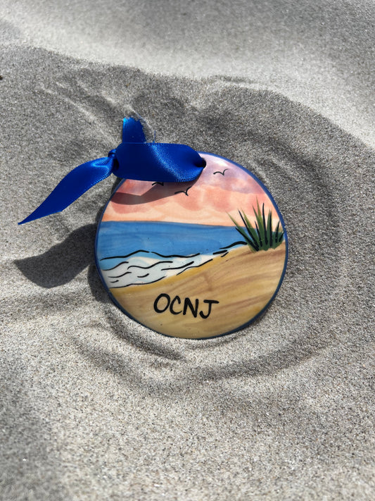 OCNJ Beach Scene Ornament