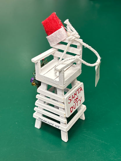 Santa on Duty w/ Lights