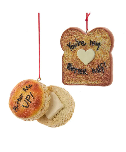 Toast Or Biscuit Ornament