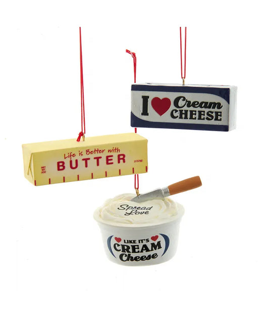 Butter Or Cream Cheese Dairy Ornament