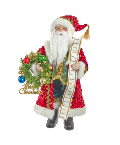 Santa With Wreath