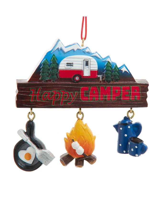 Happy Camper Dangle Ornament