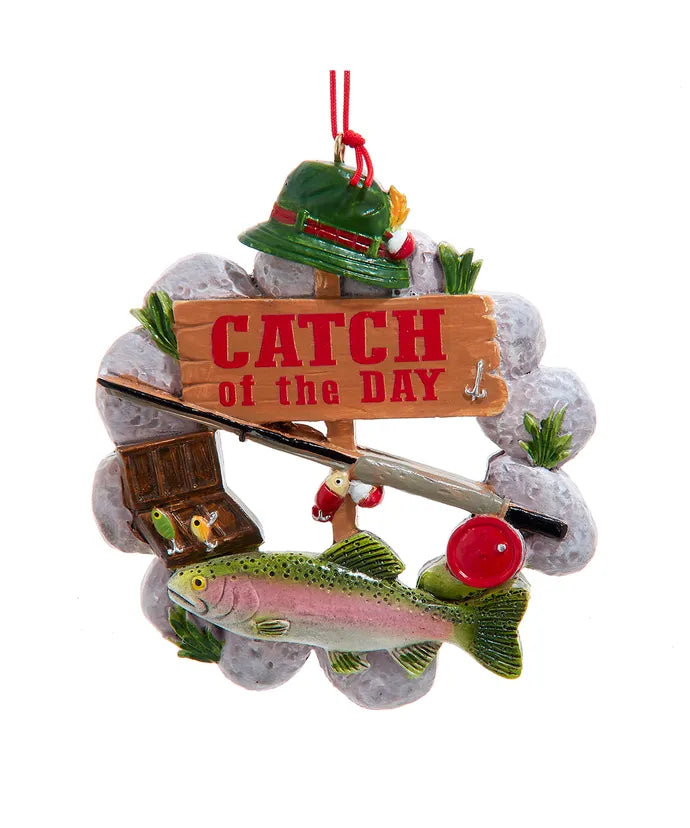 Catch Of The Day Fishing Ornament