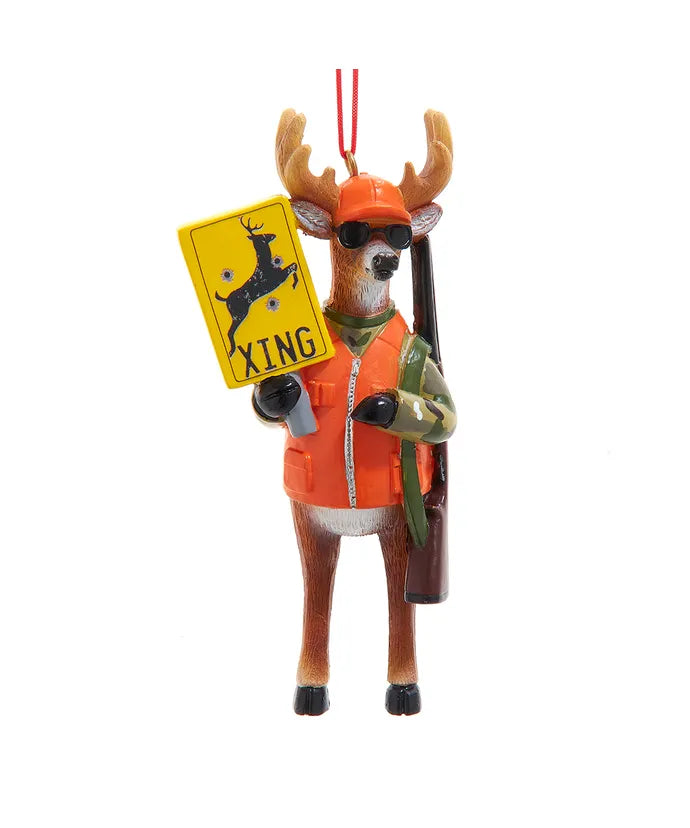 Hunting Deer Ornament