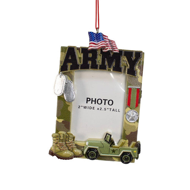 Army Photo Frame Ornament