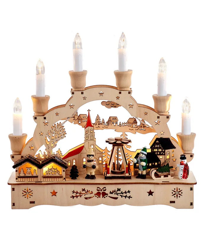 LED Musical Christmas Village