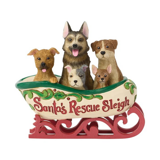 A Tail-Wagging Christmas Figurine