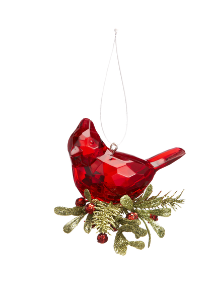 Holly Teeny Cardinal Ornament