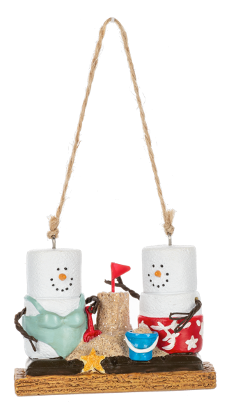 S'mores Sandcastle Ornament